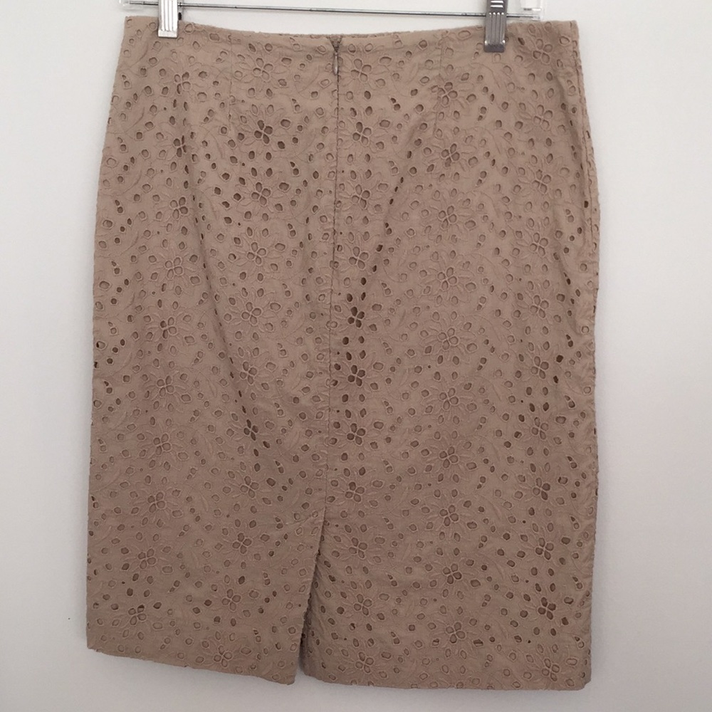 Talbots 100% Cotton Eyelet Sleeveless Skirt Set Size 4 - Picture 7 of 15